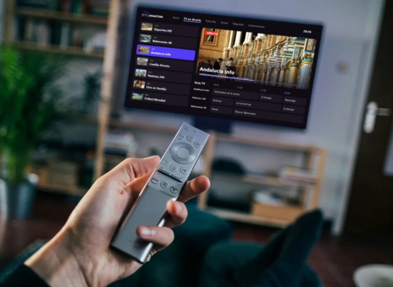 Guía de canales IPTV España en la televisión